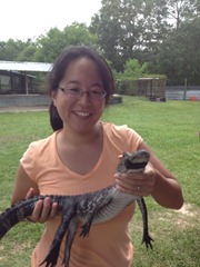 Baby Alligator and me